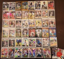 (50) Topps Chrome Refractor Lot 2000-2009 Black Gold Copper Blue With Stars