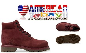 little burgundy timberland