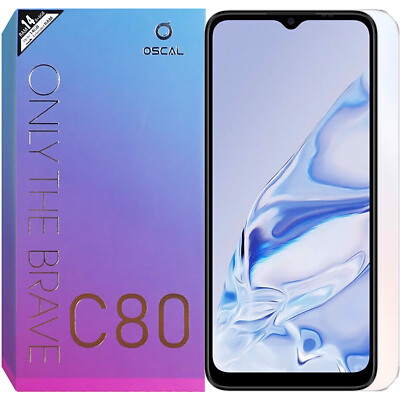 Blackview Oscal C80 4G Early Sunny Snow 128GB + 8GB Dual-Sim Unlocked GSM NEW