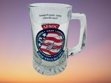 Vintage USAF Military BAE Systems AFSOC 2002-2003 Team Member 12 oz. Glass Mug