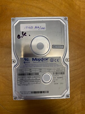 Maxtor 91536H2 15GB ATA/100  3.5''  internal HDD