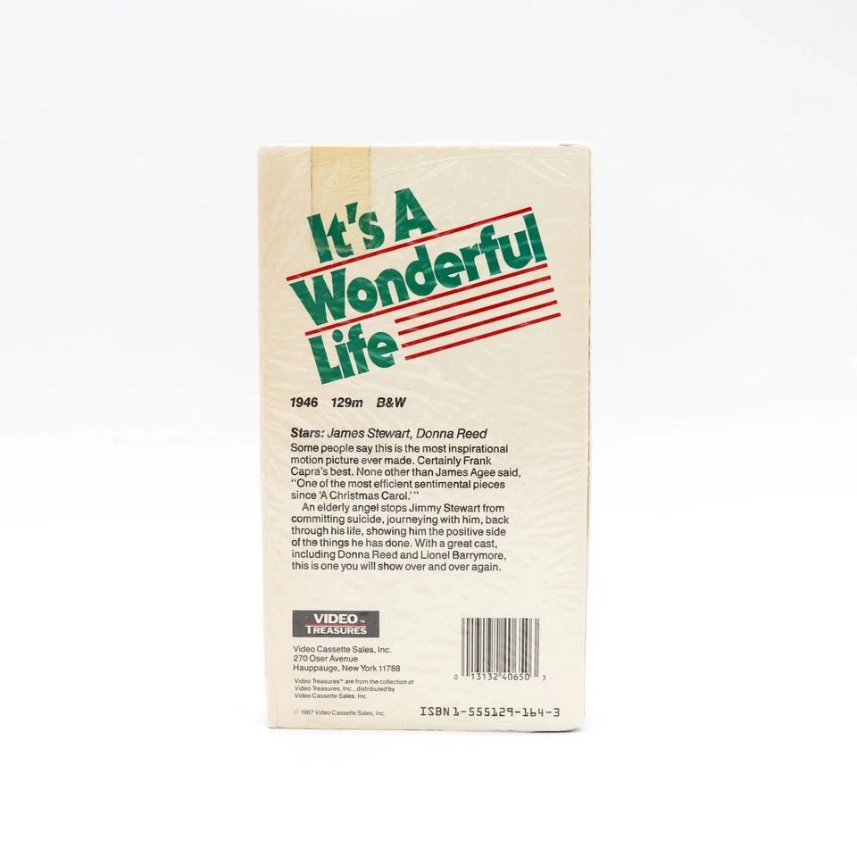 It’s A Wonderful Life, 1987, New/Sealed (RKO Radio Pictures) - Image 2 of 3