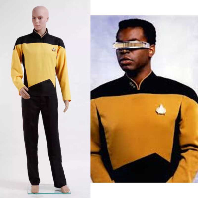 Tng Season Uniforms Star Trek TNG Costume Cosplay Blue Yellow