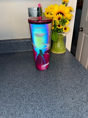Starbucks Halloween Camera Flash Activated Holographic Pumpkin Tumbler