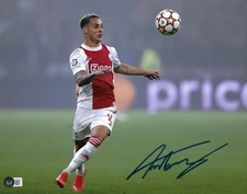 Antony Signed 11x14 Photo AFC Ajax Brazil BAS Beckett Witnessed
