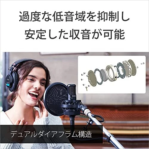 SONY C-80 Condenser Microphone w/Case For home studio use New From Japan - Picture 4 of 10