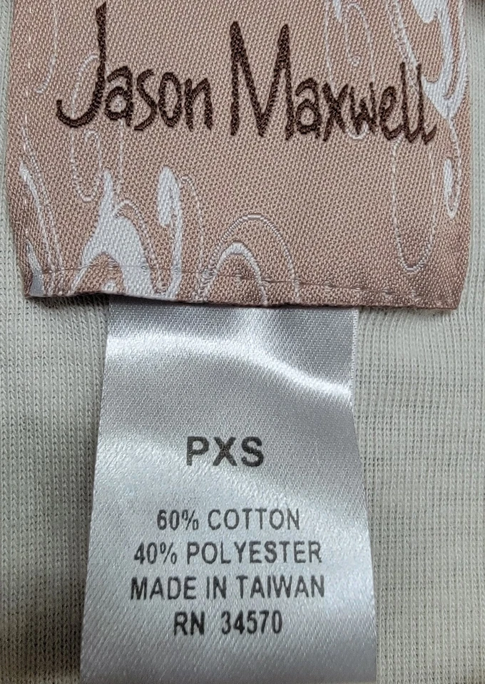 Camisa Top Jason Maxwell Mujer Talla X Pequeña Petite PXS Multicolor Mariposa Foto 2 de 4