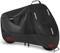 Motorradabdeckung 300D Wasserdichte Abdeckplane Oxford SchutzhüLle 220X95X110Cm