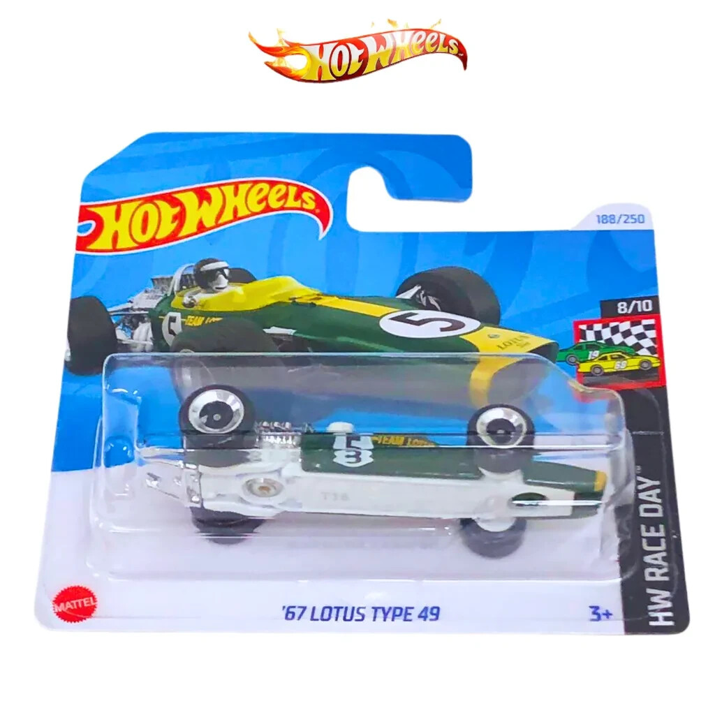 1967 LOTUS TYPE 49 HW Race Day 8/10 Case Q Green SHORT CARD