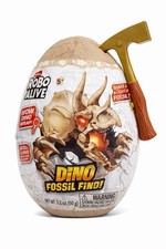 ZURU Robo Alive Dino Fossil Find Egg Pretend Play Dinosaur with Slime Sand Map