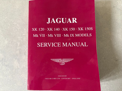 JAGUAR MANUAL SERVICE REPAIR WORKSHOP XK120 XK140 XK150 Mk MARK BOOK