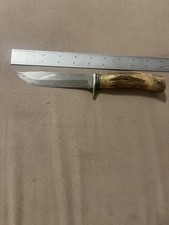 1956 Harry Morseth Brusletto Stag Model Number 1 Knife -No Sheath