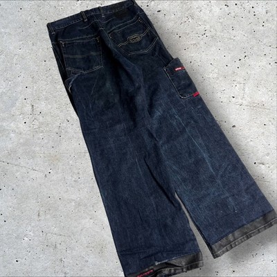 Vintage GRAIL Ecko Unltd Carpenter Denim Wide Leg Jeans JNCO Style Size 34