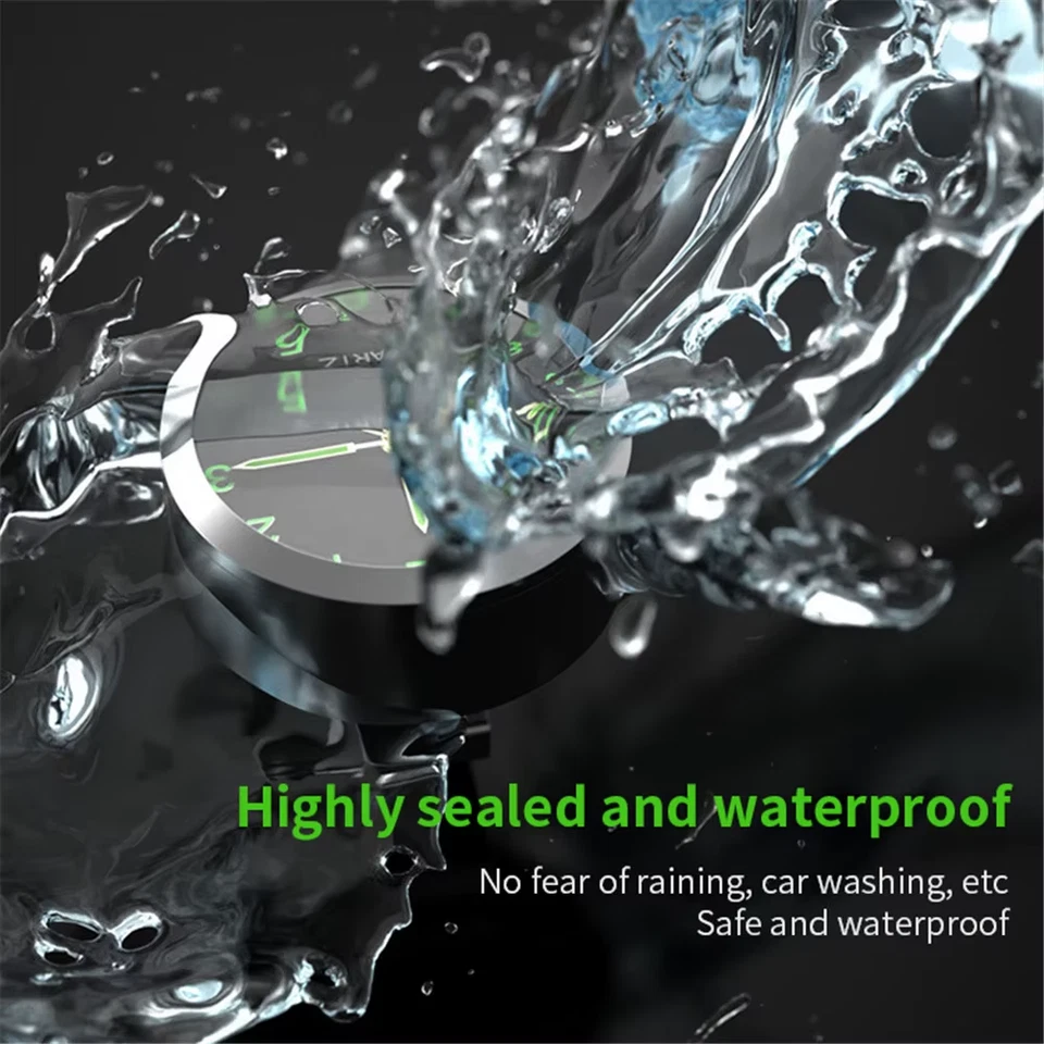 Orologio Da Manubrio per Moto Orologio Con Fibbia Antiurto Impermeabile per Visi - Immagine 4 di 4