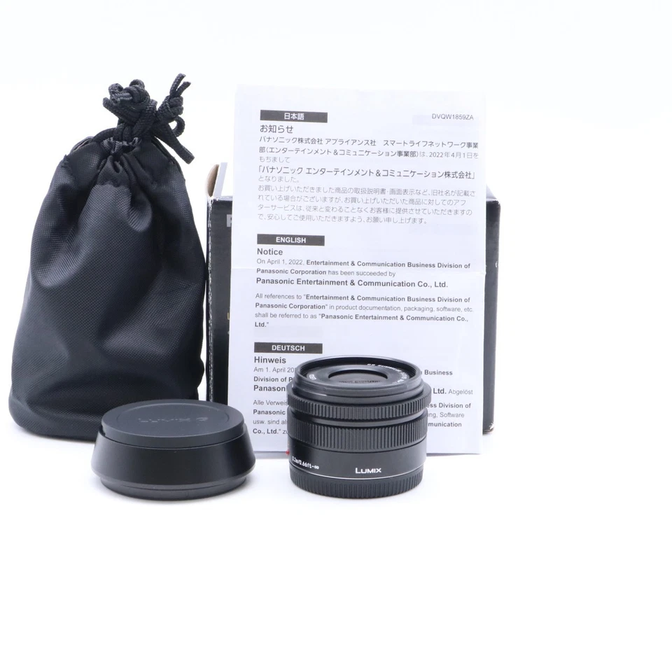 PANASONIC LEICA DG SUMMILUX 15mm F1.7 ASPH. Lens H-X015-K [Excellent+5] #6506 - Image 2 of 4