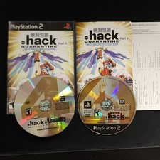 .hack Quarantine Part 4 PS2 (Sony PlayStation 2, 2004) CIB COMPLETE w/DVD & REG