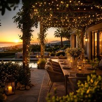Salcar 20M Solar Kupferdraht Lichterkette 200 Leds AußEn Warmweiß Garten Deko