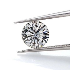 1.0Ct Lab Grown CVD Diamond 6.5mm Round D Color,vvs1 Certified Loose IGI Diamond