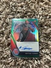 2021 Panini Prizm Draft Picks - Draft Picks Autographs Payton Turner green prizm