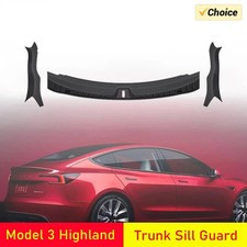 Rear Trunk Sill Protector Anti-Scratch Cargo Threshold for Tesla Model 3