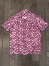 Daniel Cremieux Signature Collection Performance Floral Shirt Button Up Size M