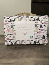 ¡Nuevo! LONDON KAYE Brujas Botas, Murciélagos TAMAÑO DOBLE HALLOWEEN Juego de Sábanas