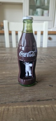Burger King Kids Club Spielzeug - Coca Cola 2000 - Spinning Polar Bear in Bottle 
