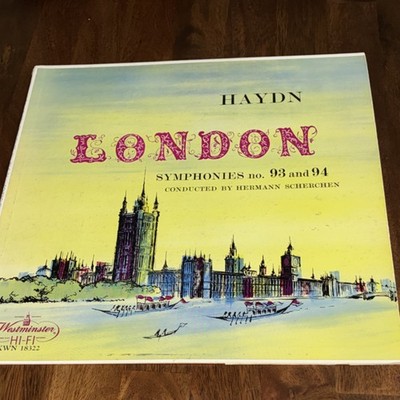 westminster haydn london symphonies 93 94 vienna state opera scherchen lp