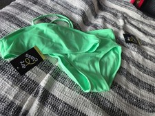 Art Class girls solid bikini set green 10/12