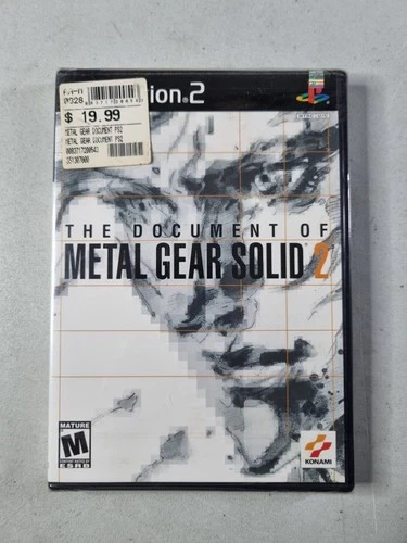 Factory Sealed The Document of Metal Gear Solid 2 PS2 Sony PlayStation 2, 2002