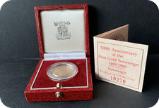 1989 Tudor Rose Proof Full Gold Sovereign