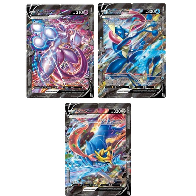 #ad 3 Sets Pokemon V UNION Promo Mewtwo Zacian Greeninja Promo Pokemon TCG indonesia $39.00