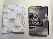 Jurassic World PillowSham Kids Bedding Twin/Full Standard Raptor Triceratops 2 