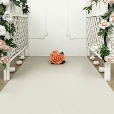 IVORY 100 ft PVC AISLE RUNNER Wedding Ceremony Carpet Party Events Decorations