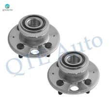 Pair 2 Rear Wheel Hub Bearing Assembly To 1990-2001 Acura Integra L4 4-Wheel ABS