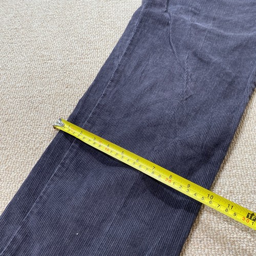 Vintage Levis Corduroy Jeans Womens 36x30 Dark Grey 547 Orange Tab Made in USA - Picture 7 of 10