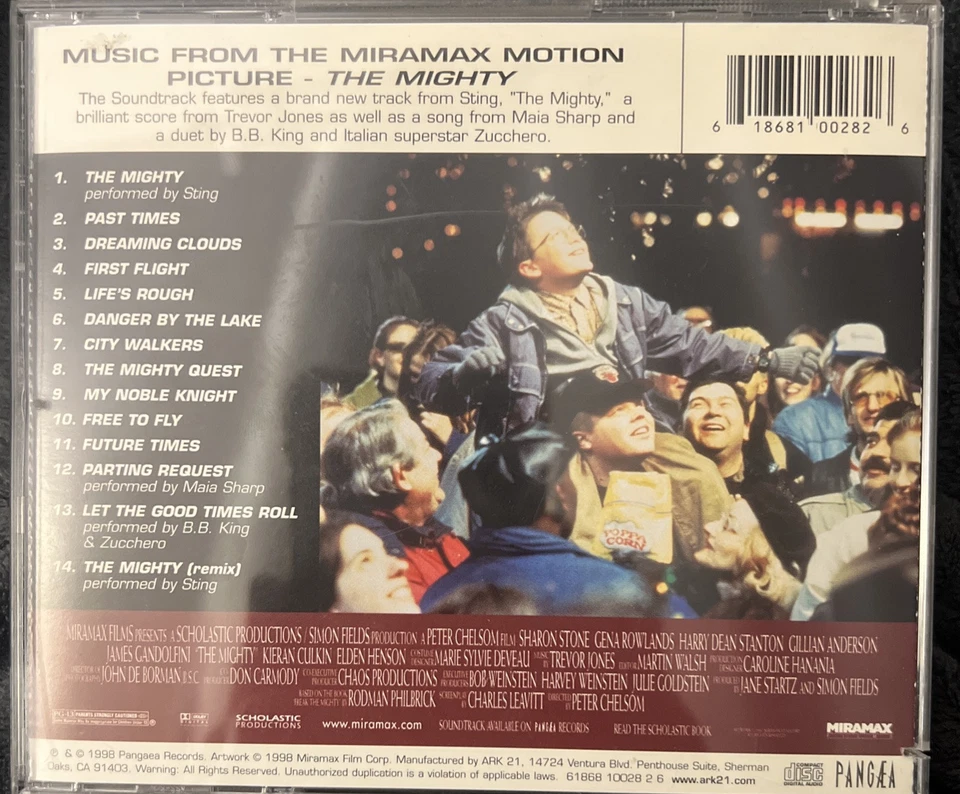 ‘The Mighty’ Soundtrack by Trevor Jones (CD 1998 Pangaea) Sting, Maia Sharp - Image 4 of 4