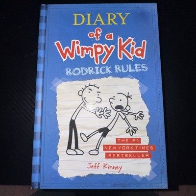 Diary of a Wimpy Kid # 2 - Rodrick Rules by Jeff Kinney (2008, Hardcover)