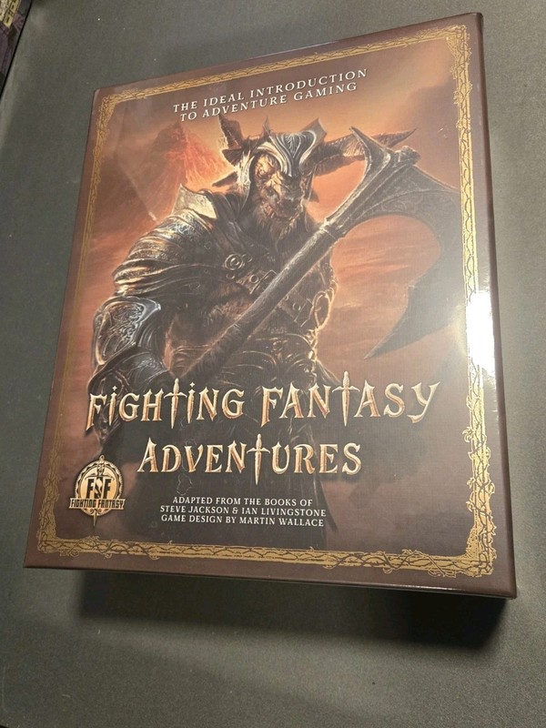 Fighting Fantasy Adventures Board Game - Treasure Chest Pledge Edition In Shrink