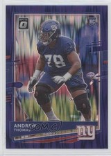 2020 Panini Donruss Optic Rookies Purple Shock Prizm Andrew Thomas #103 e9p