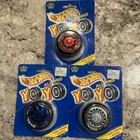 3 Vintage 90s Hot Wheels All Pro Imperial Yo Yo Car Tire Wheel Lot NOS