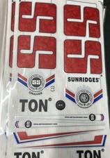 SS Cricket Bat Sticker Fully Red Edition Brand New
