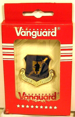 USAF Air Force Intelligence Command Beret Insignia Badge Crest Pin Full Color