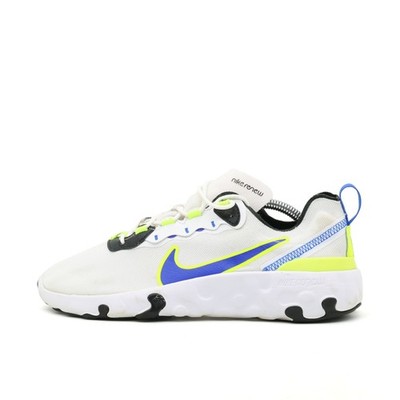 Nike Damen Renew Lucent Sportschuh Weiß/Blau/Gelb Mesh Low-Top Sneaker EU 39
