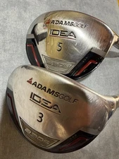 Adams Idea A3OS 3 & 5 Fairway Wood Set Grafalloy Lite Graphite RH *See Desc*