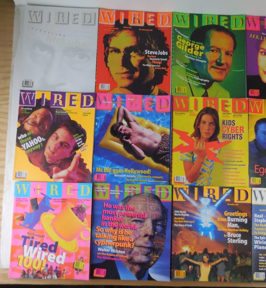 Wired Magazine 1996 Lot of 12 COMPLETE YEAR - Image 4 of 4