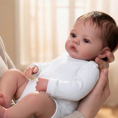 18''Realistic Reborn Baby Doll 3D Painted Skin Lifelike Newborn Girl Toy Gift Set
