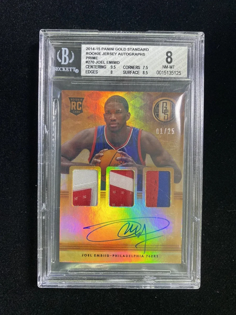 Panini NBA Prizm ジョエル エンビード RC 74/249シリ Joel Embiid Serial Numbered Basketball Sports Trading Card Singles