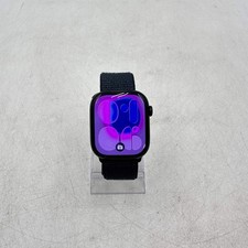 GPS Only Apple Watch Series 10 46MM Black Aluminum Black Trail Loop MWWR3LW/A