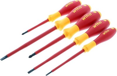 32091 1000-Volt Slotted and  Insulated Screwdriver Set